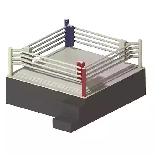 Exquisite Boxing Ring 3D print model