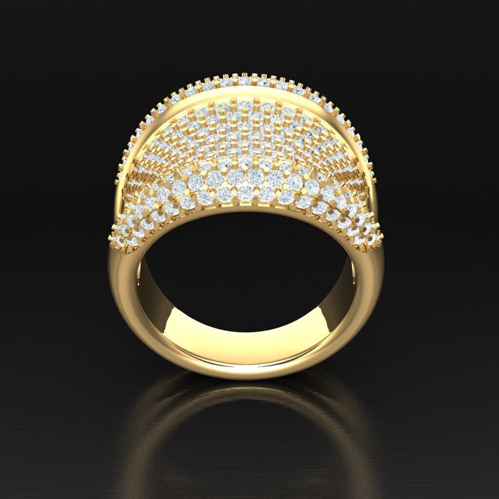 Man Ring New Design 2MR008 3D print model_5