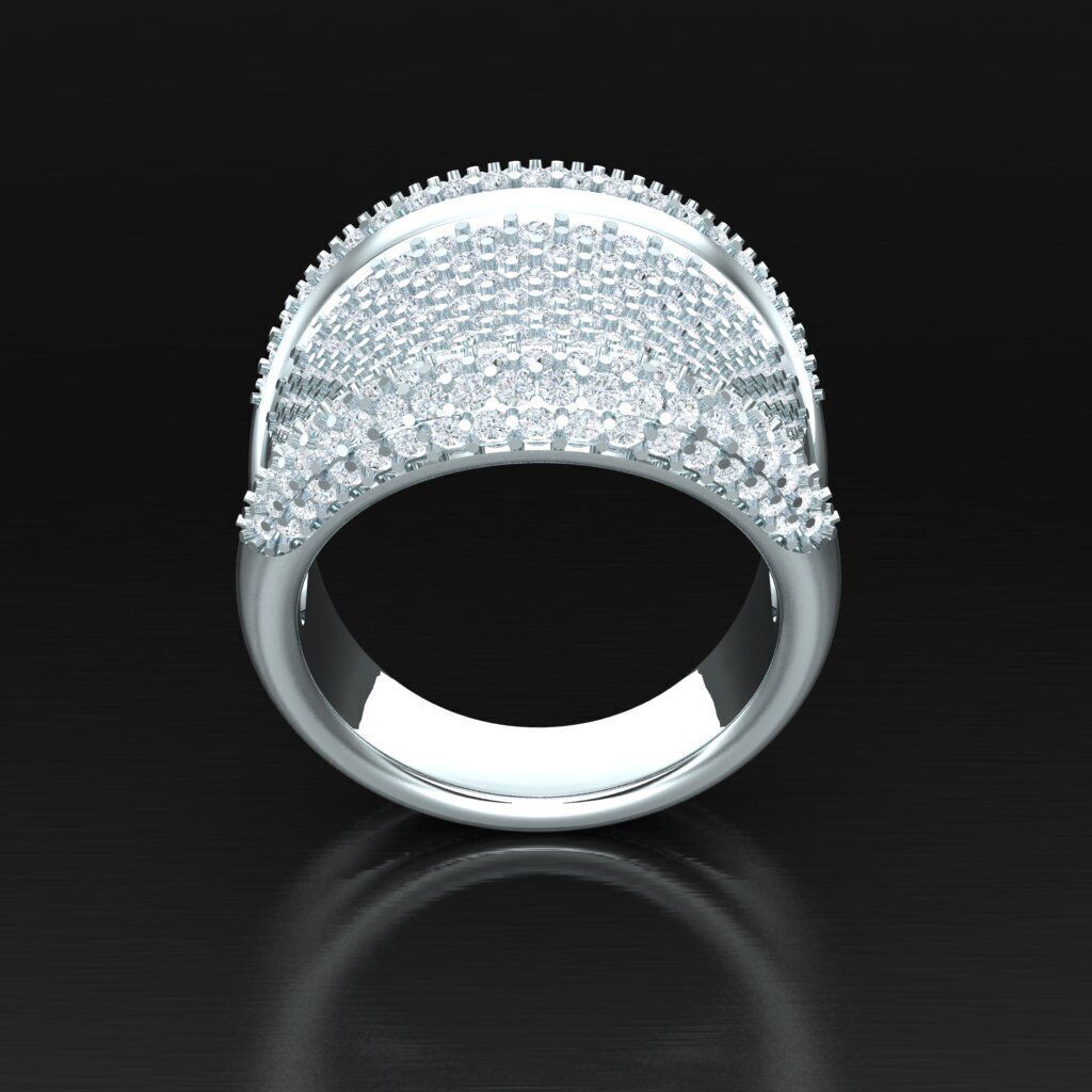 Man Ring New Design 2MR008 3D print model_4