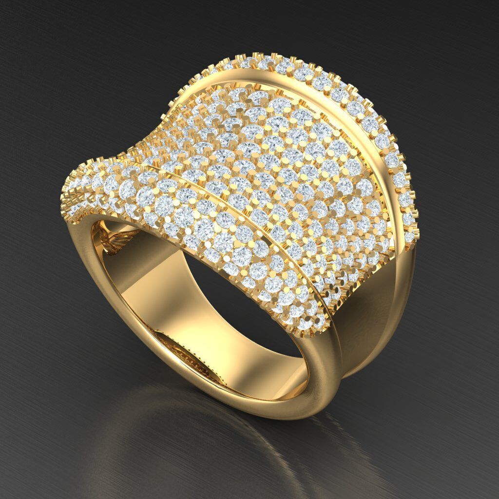 Man Ring New Design 2MR008 3D print model_7