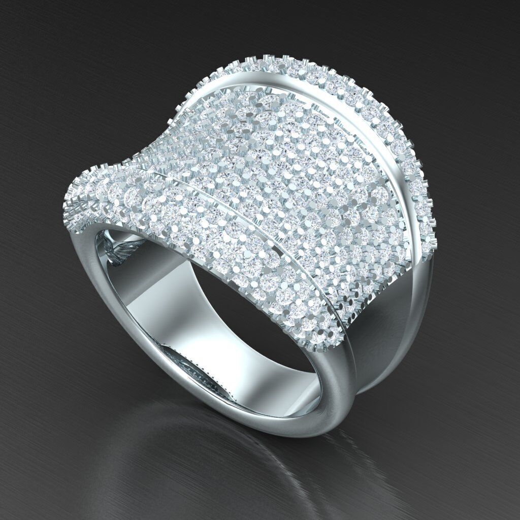 Man Ring New Design 2MR008 3D print model_6