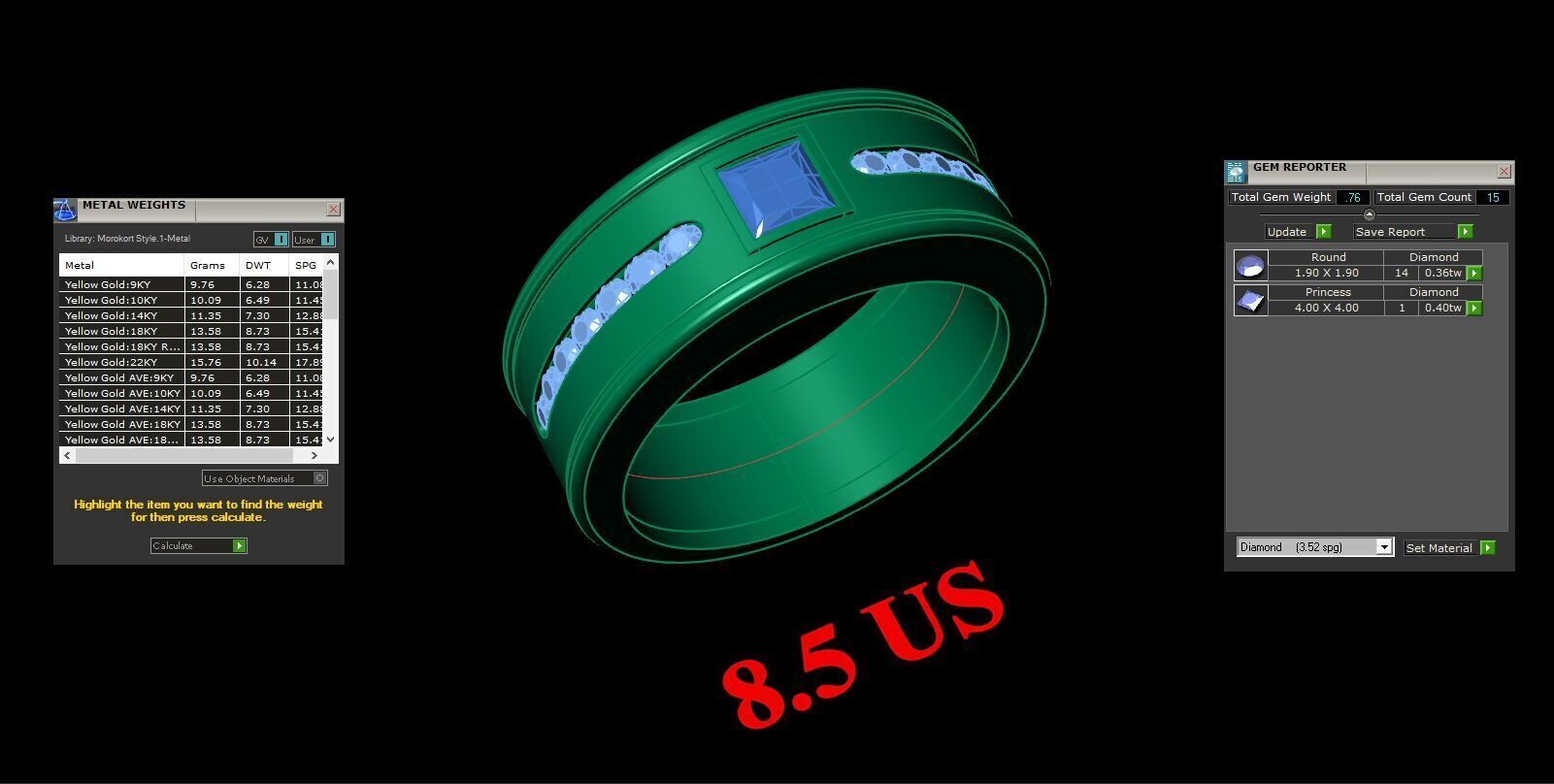 Man Ring New Design 2MR007 3D print model_1