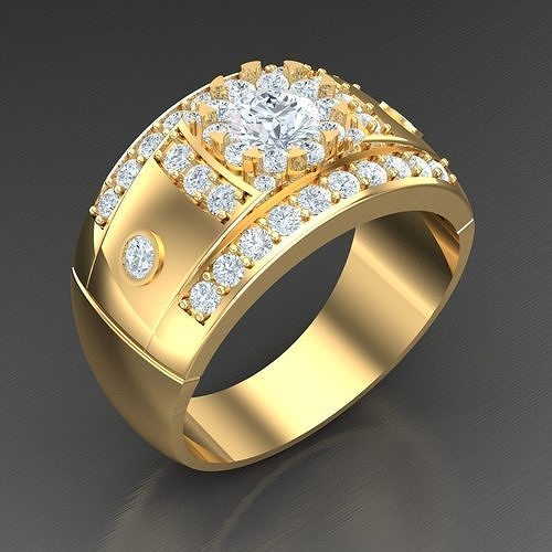 Man Ring New Design 2MR006 3D print model