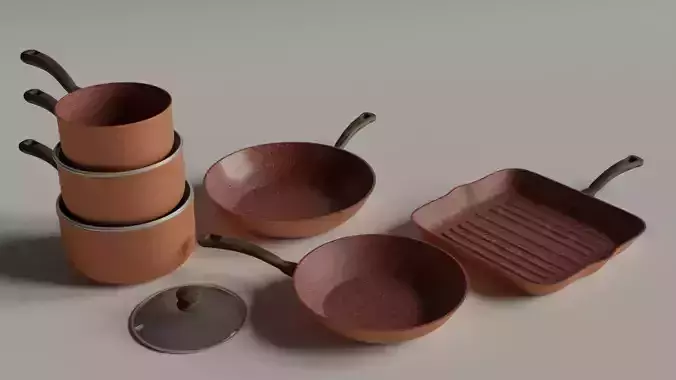 Copper Stone Pan Collection