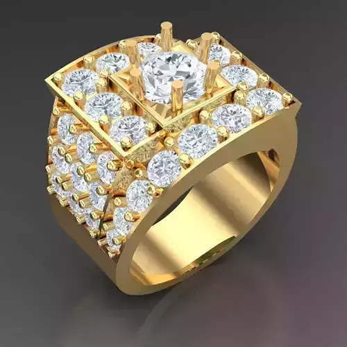 Man Ring New Design 2MR005 3D model
