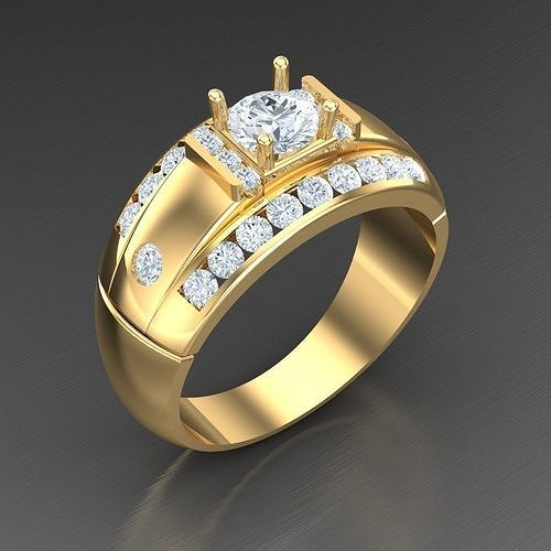 Man Ring New Design 2MR004 3D print model