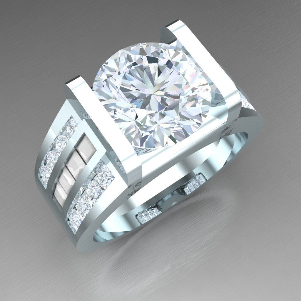 Man Ring New Design 2MR003 3D print model_12