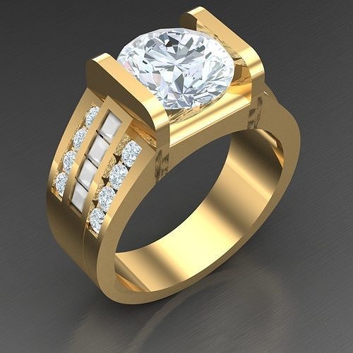 Man Ring New Design 2MR003 3D print model