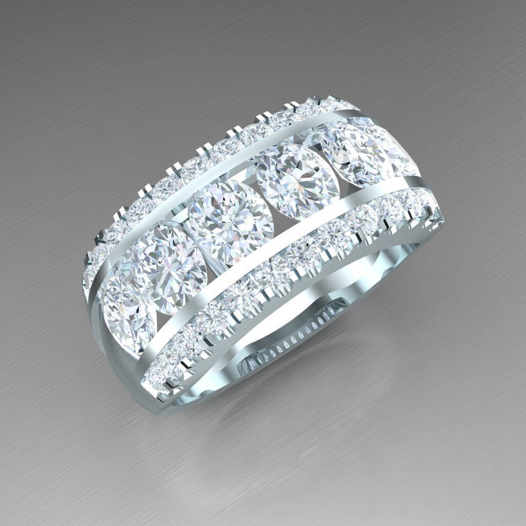 Man Ring New Design 2MR002 3D model_12