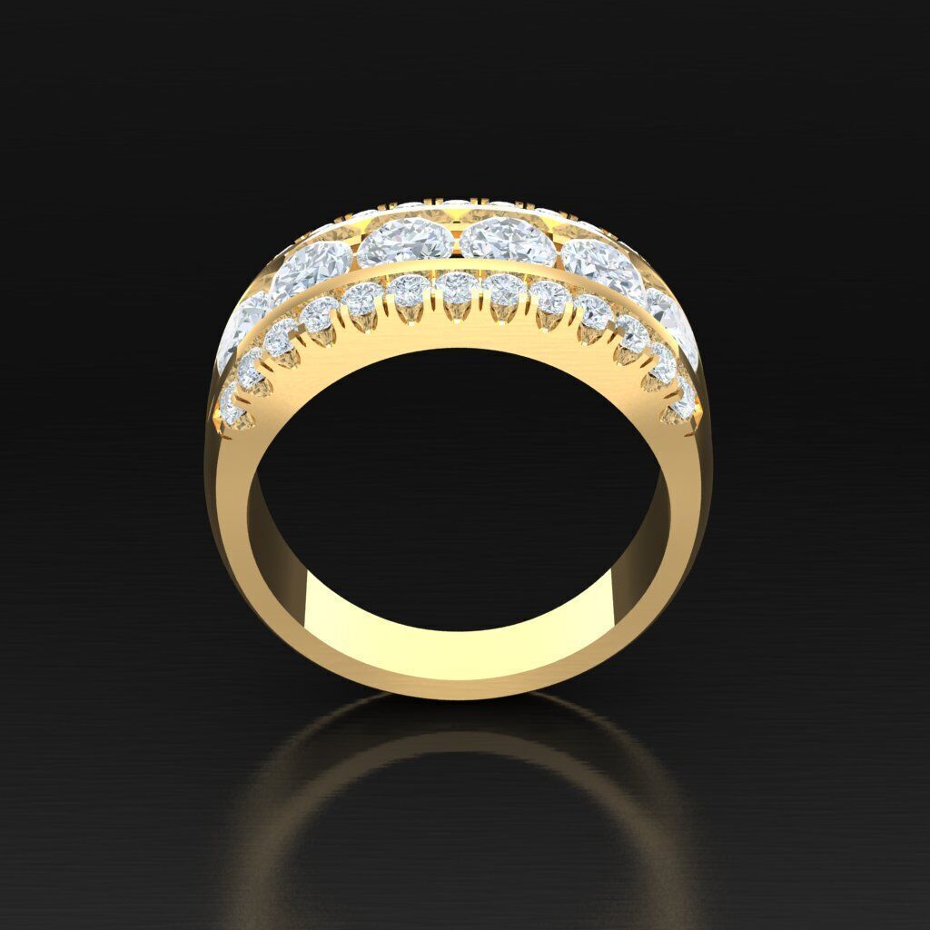 Man Ring New Design 2MR002 3D model_5