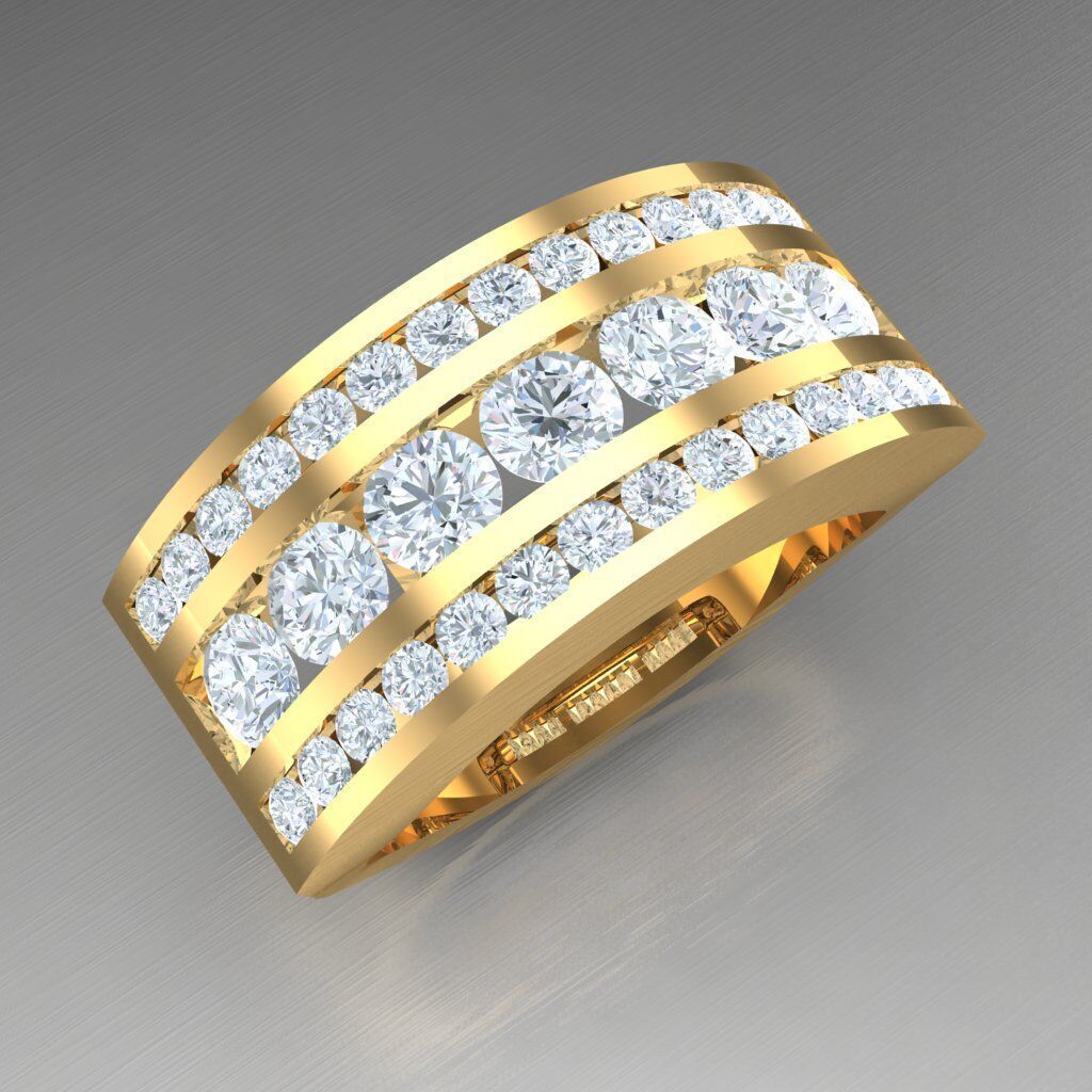 Man Ring New Design 2MR001 3D model_11