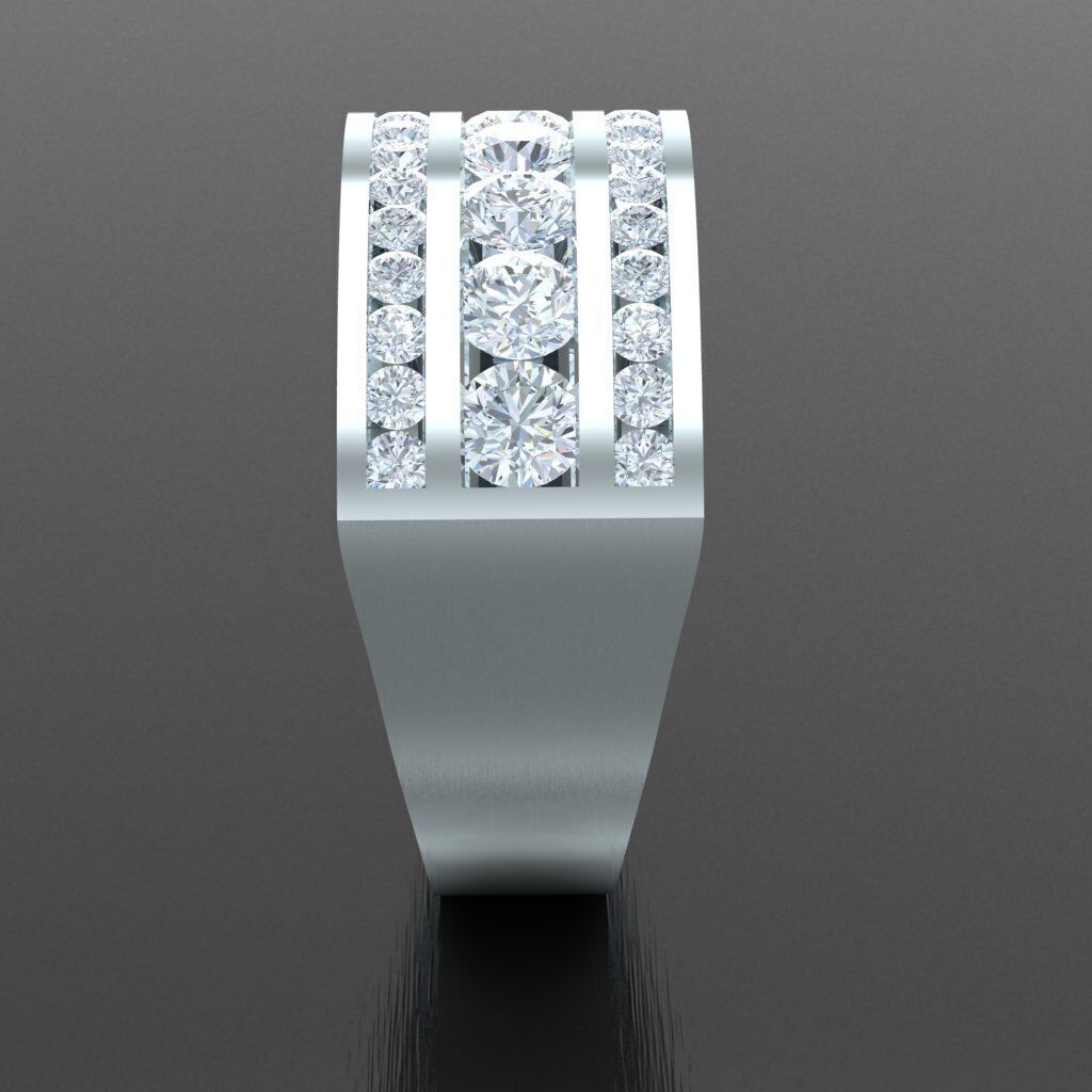 Man Ring New Design 2MR001 3D model_12