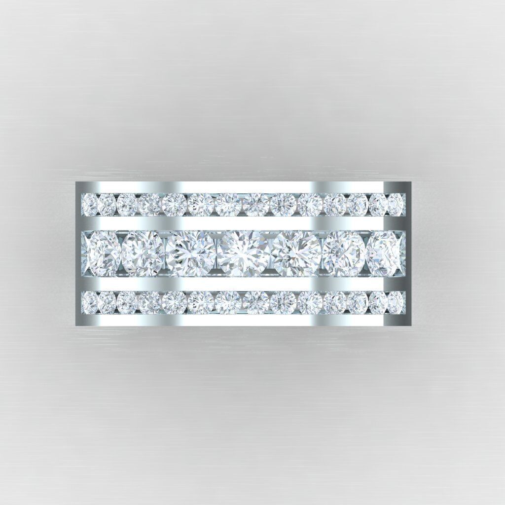 Man Ring New Design 2MR001 3D model_8