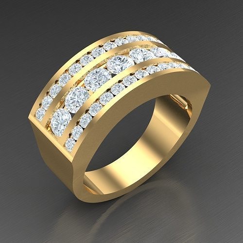 Man Ring New Design 2MR001 3D model