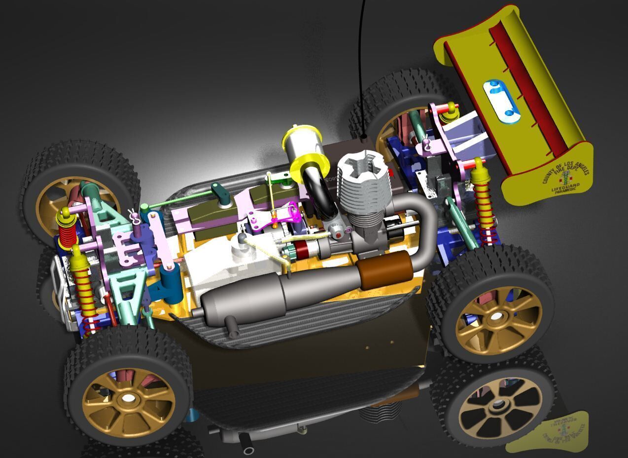 RC CAR Protech Enigma  3D print model_5