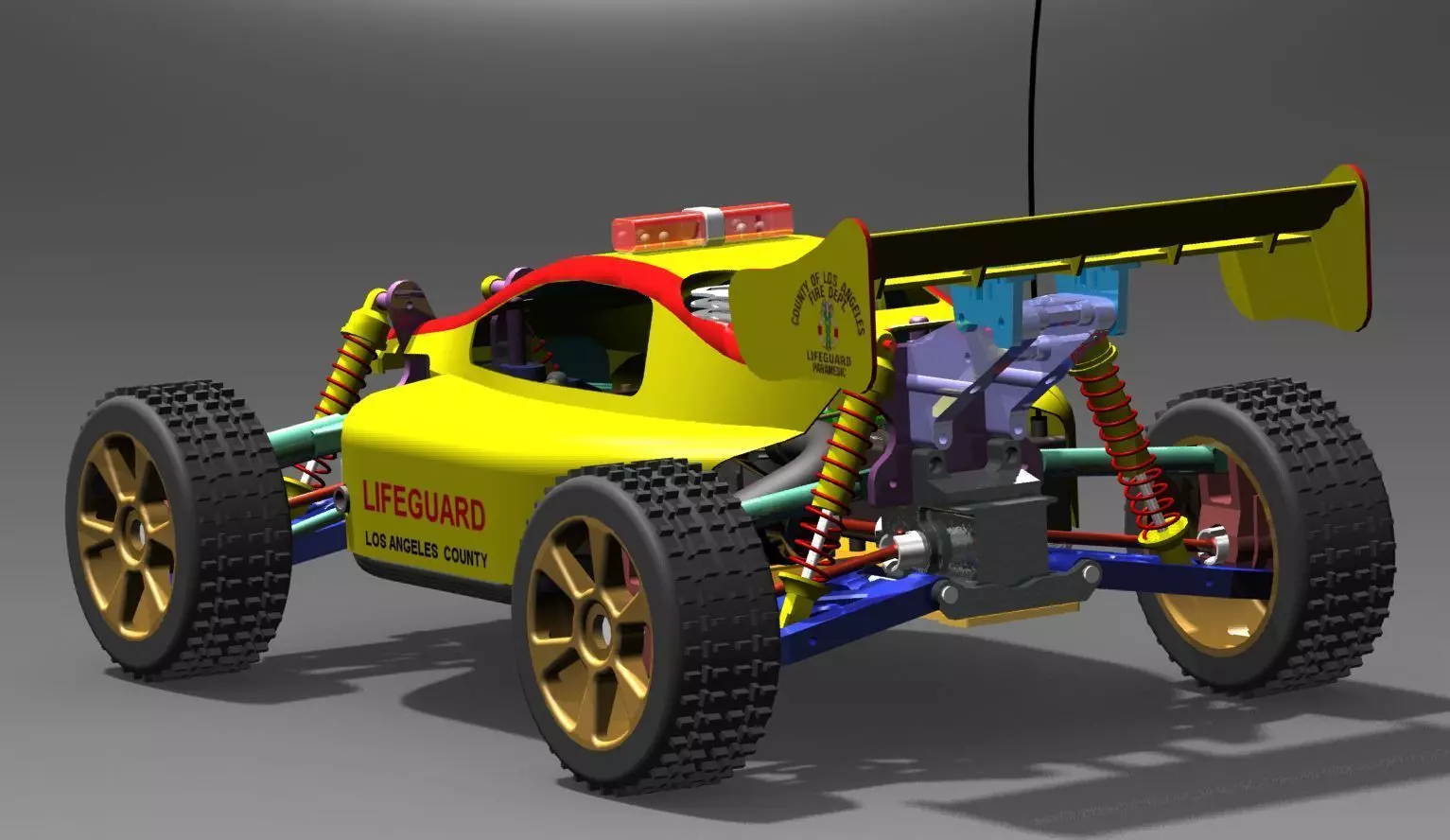 RC CAR Protech Enigma  3D print model_0