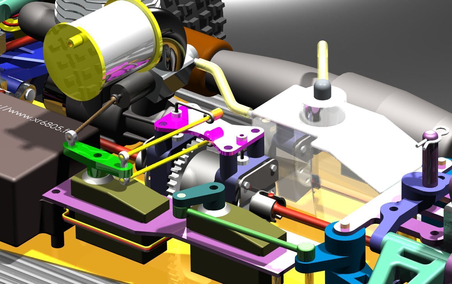 RC CAR Protech Enigma  3D print model_2