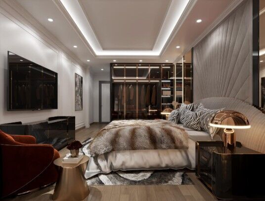 Bedroom Interior Model  3D model_15