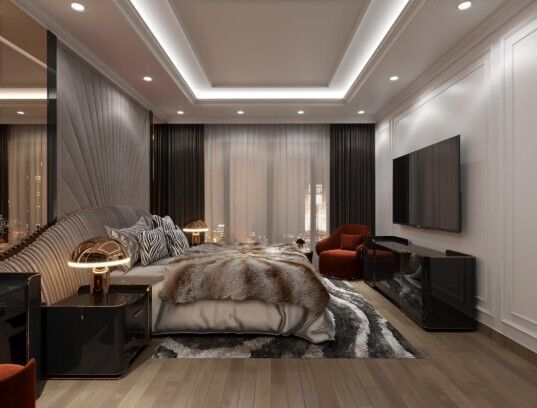 Bedroom Interior Model  3D model_10