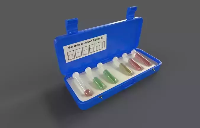Games for scientists Low-poly 3D model