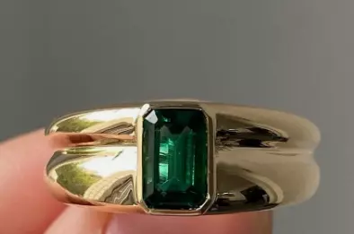 Men Ring two versions of shank                           2 Rings 3D print model_0