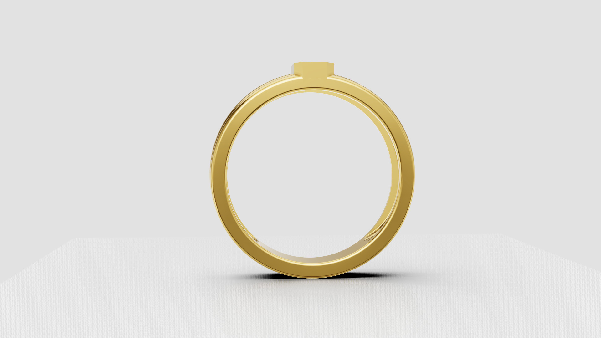 Men Ring two versions of shank                           2 Rings 3D print model_22