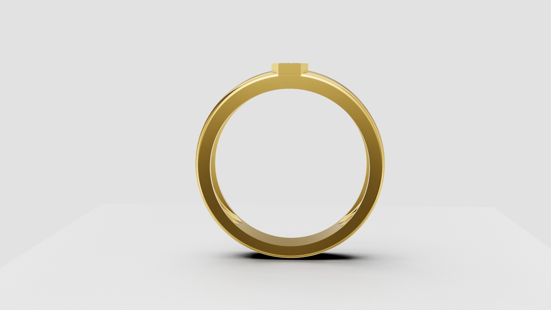 Men Ring two versions of shank                           2 Rings 3D print model_16