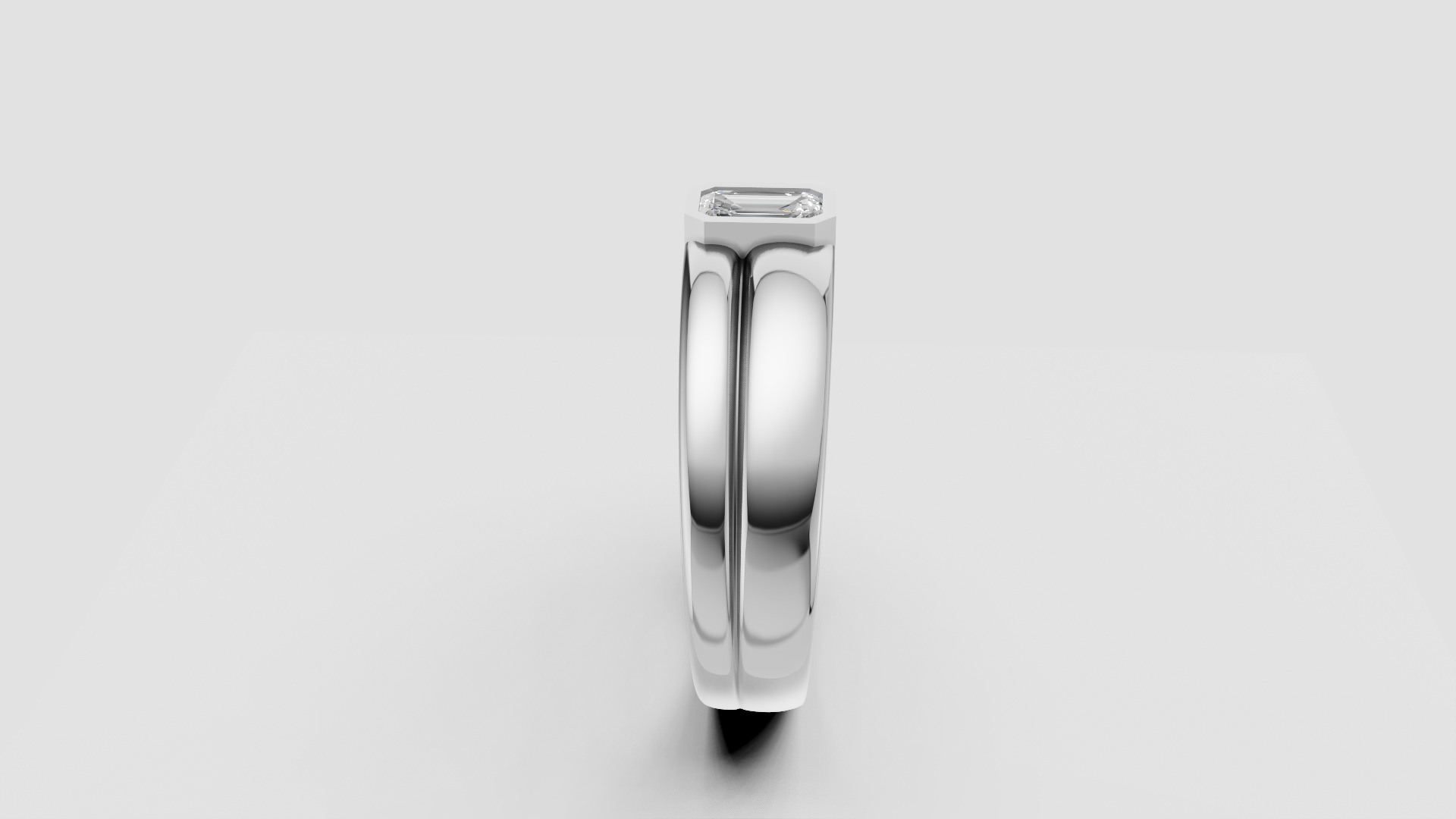 Men Ring two versions of shank                           2 Rings 3D print model_21