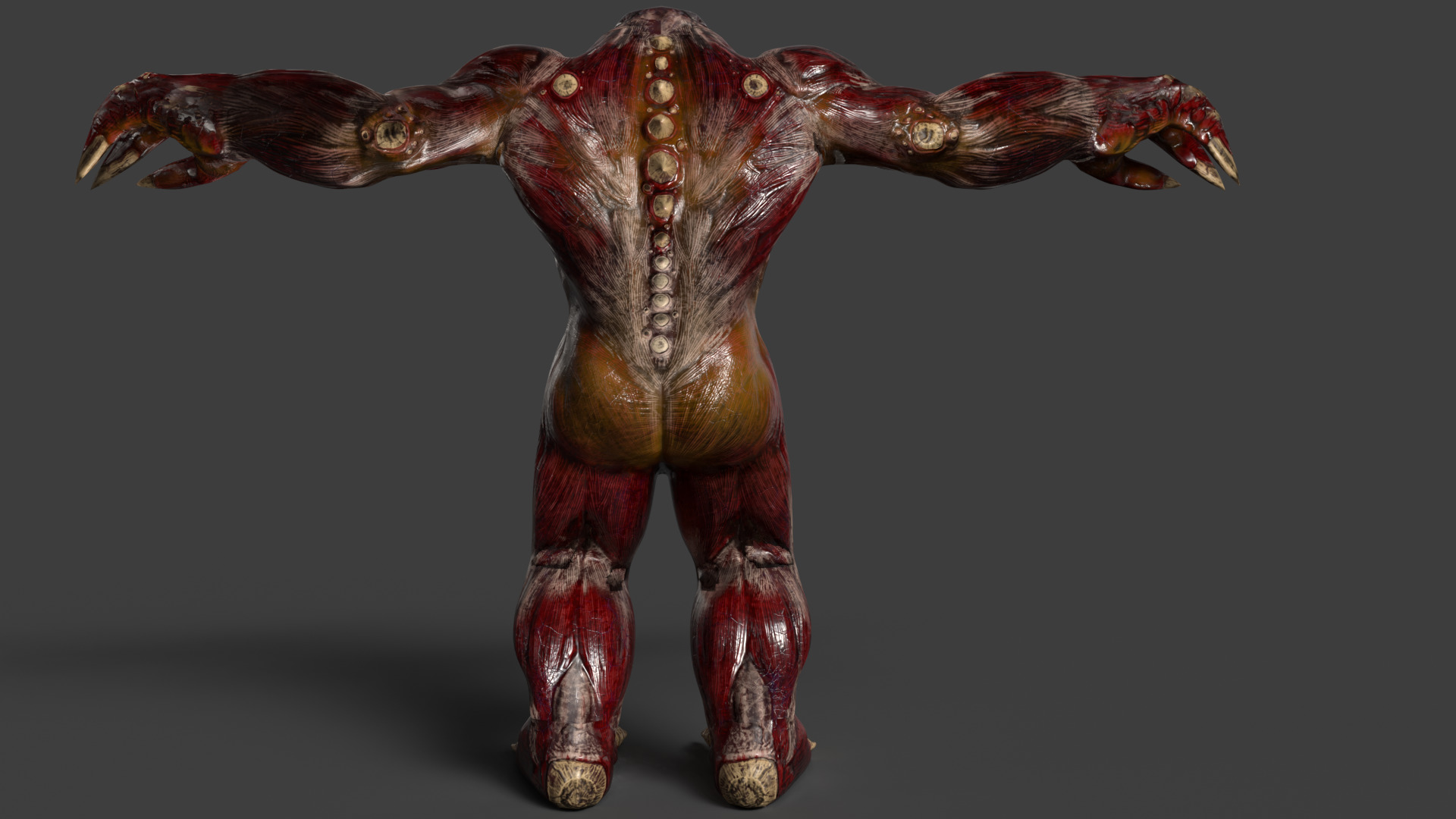 Juggernaut Demon Low-poly 3D model_4
