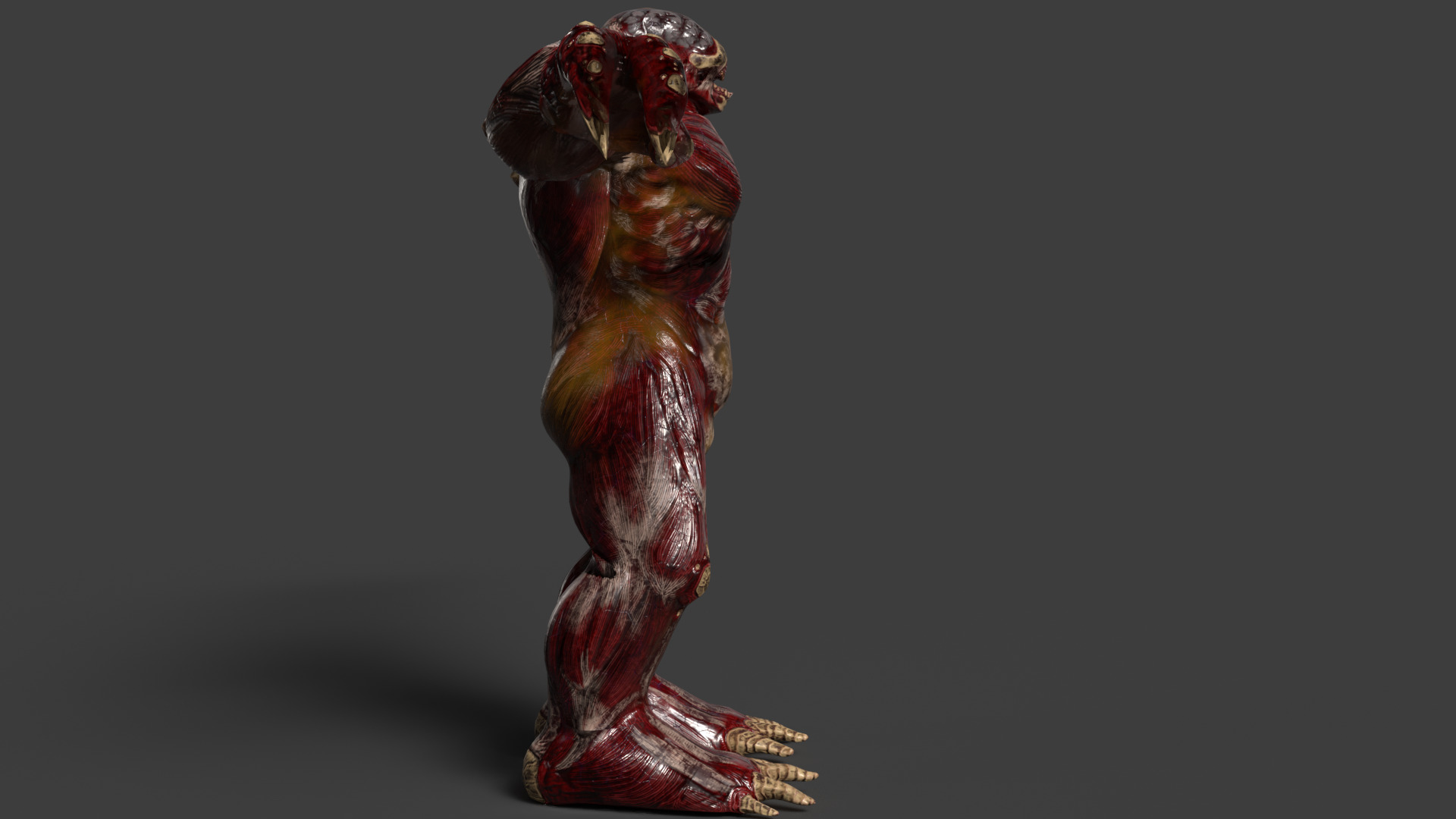 Juggernaut Demon Low-poly 3D model_6