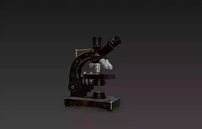 antique microscope