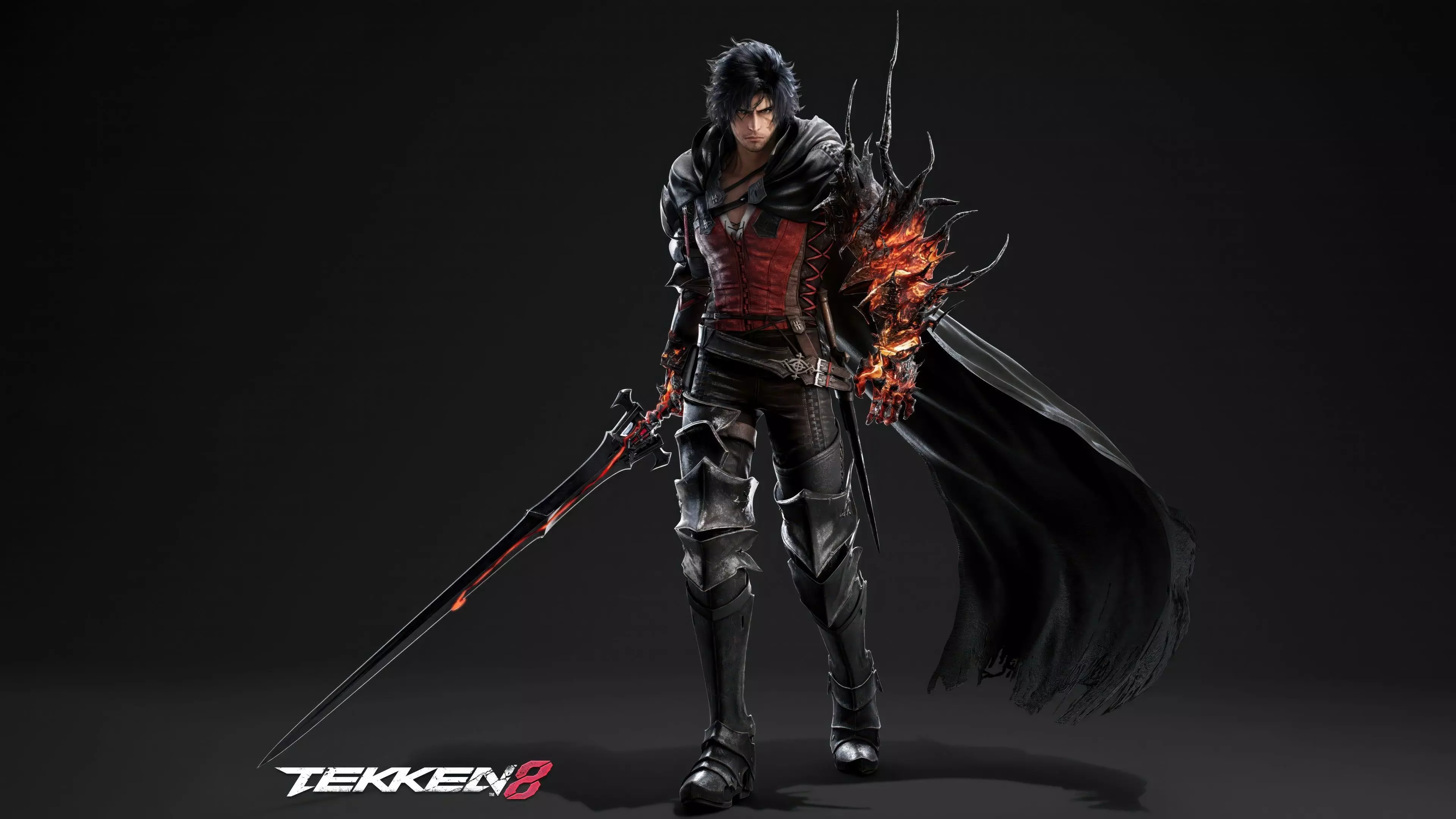 Dark Fantasy Armored Swordsman 3D print model