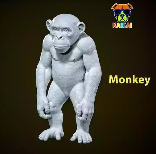 Monkey model - Kingkong statue - 3D print