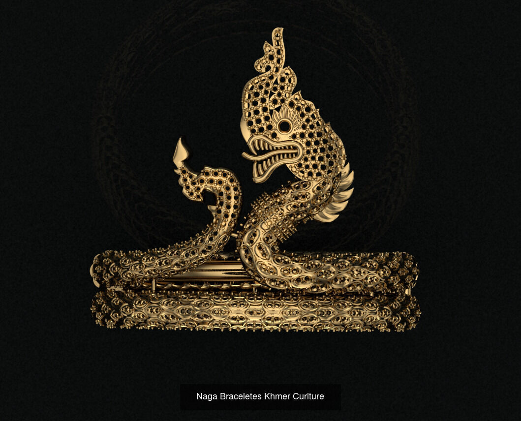Golden Model Angkor 3D Model Collection_20