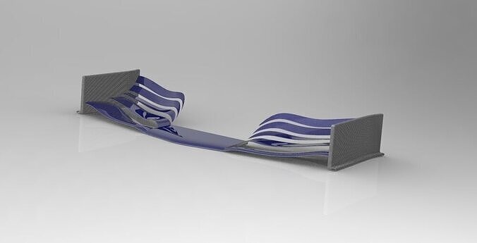 Redbull F1 Rb-16 Front Wing 3D model
