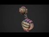 Pet Cat and Dog Rope Dumbbell for Gnawing Chew Toy  Low-poly 3D model_1