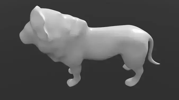 Lion 3D Model