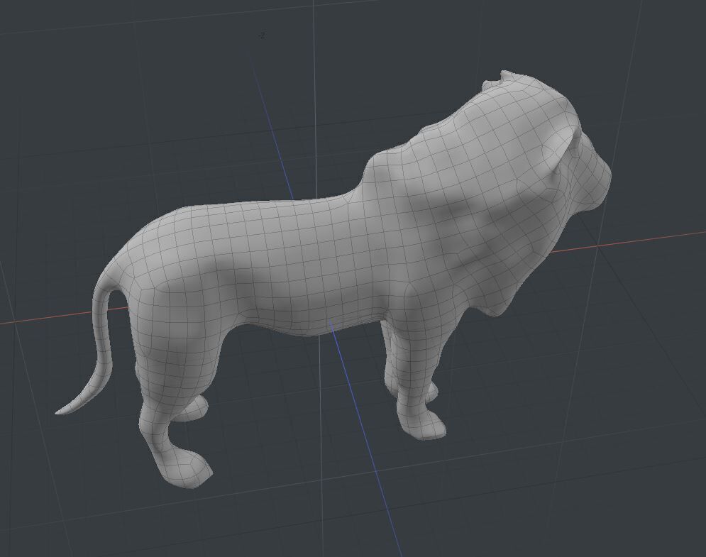 Lion 3D Model 3D model_5