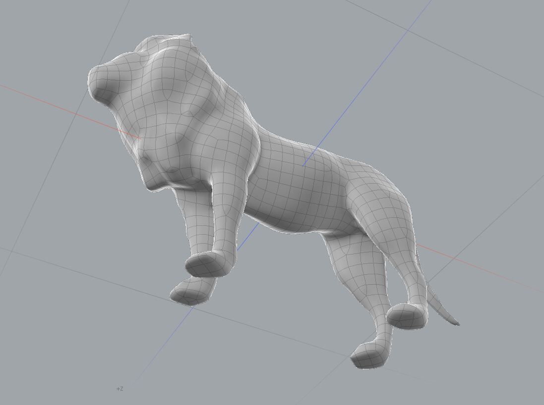 Lion 3D Model 3D model_4