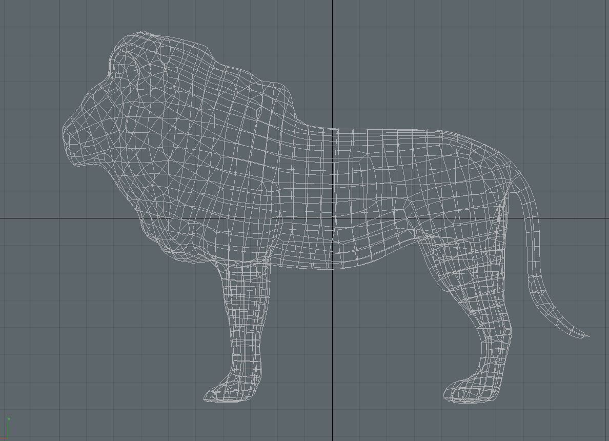 Lion 3D Model 3D model_3