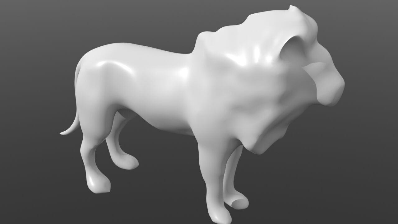 Lion 3D Model 3D model_1
