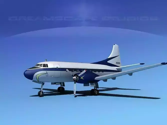 Martin 202 Executive 6 3D model