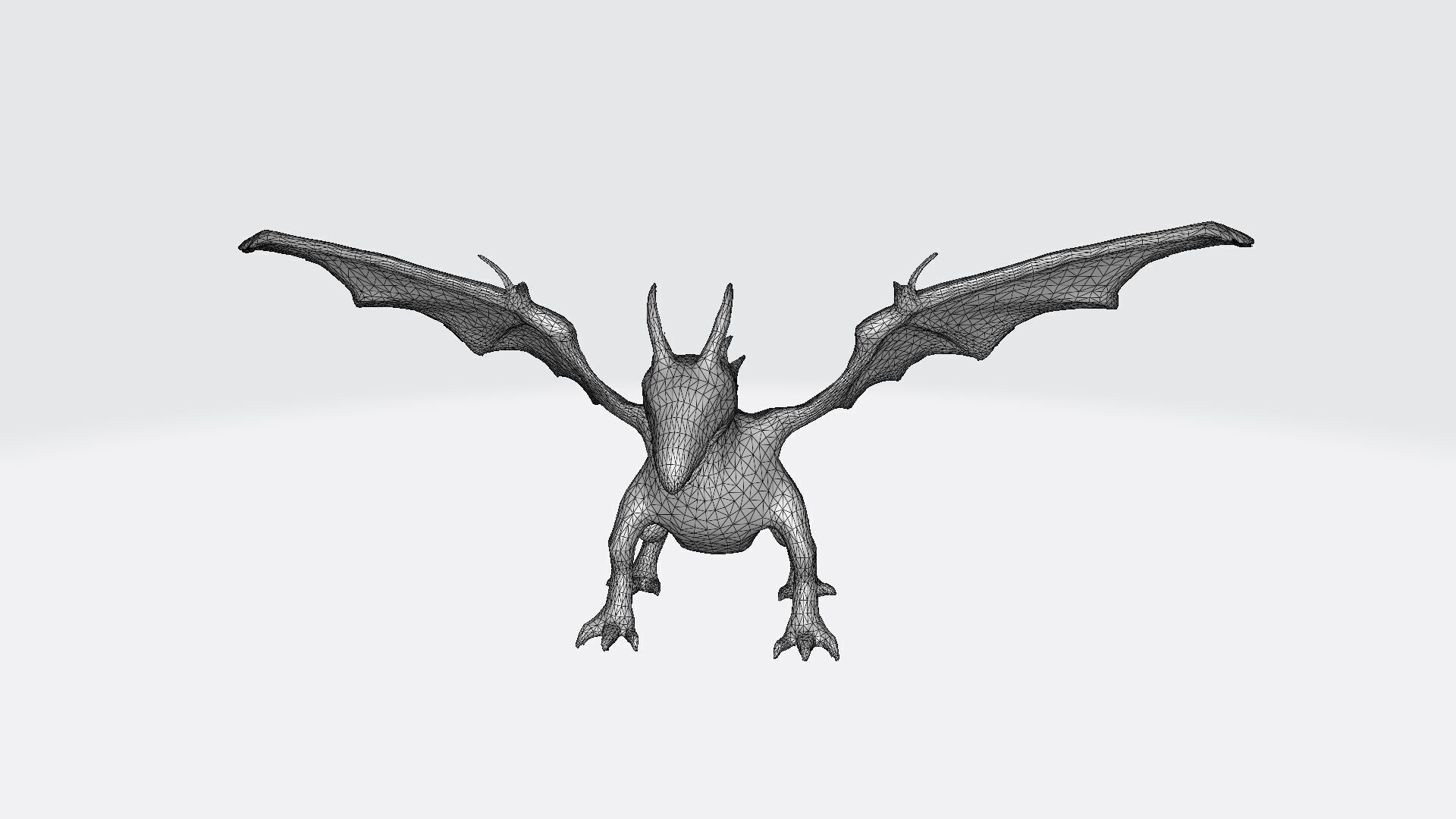 3d Render Vermithrax Dragon Carnotaurus Dinosaur 3D model_9