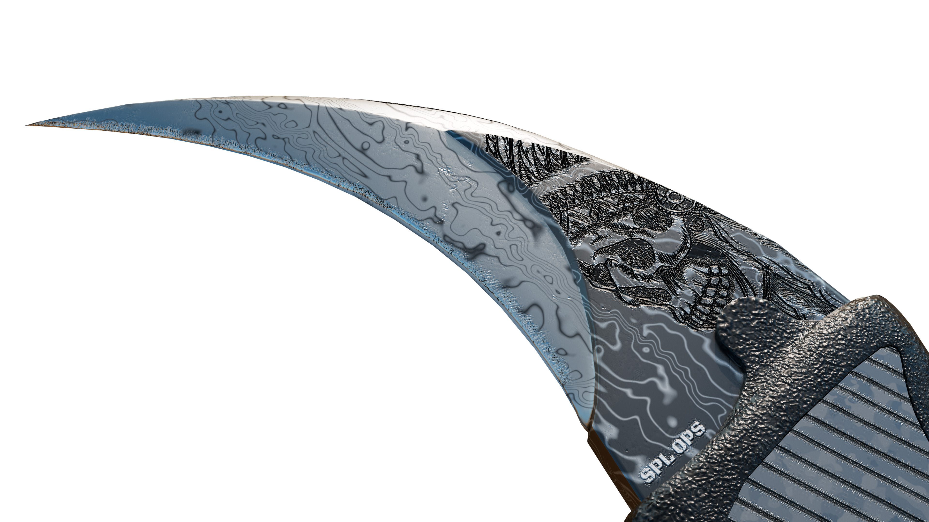karambit knife 3D model_3