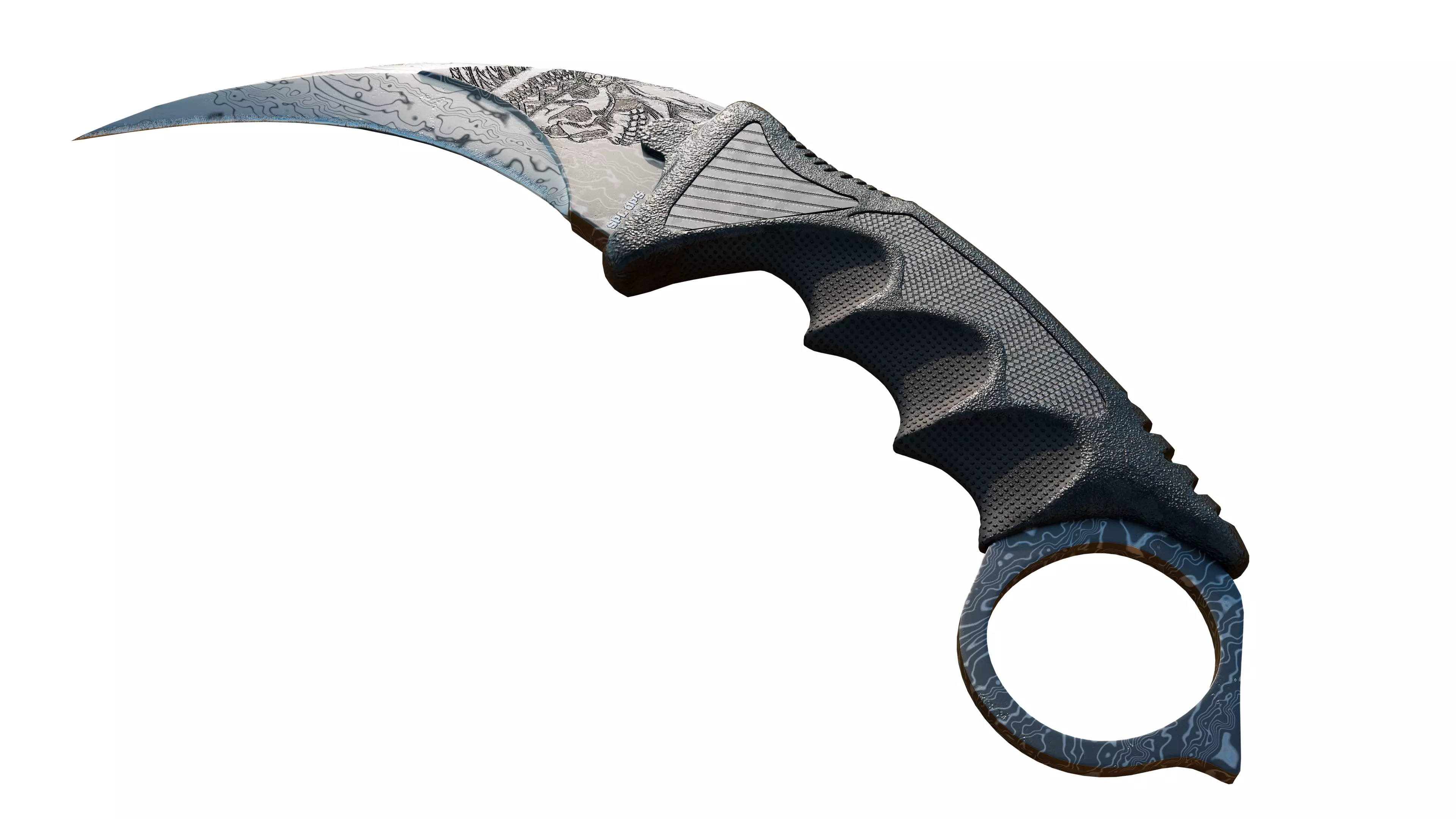 karambit knife 3D model_0