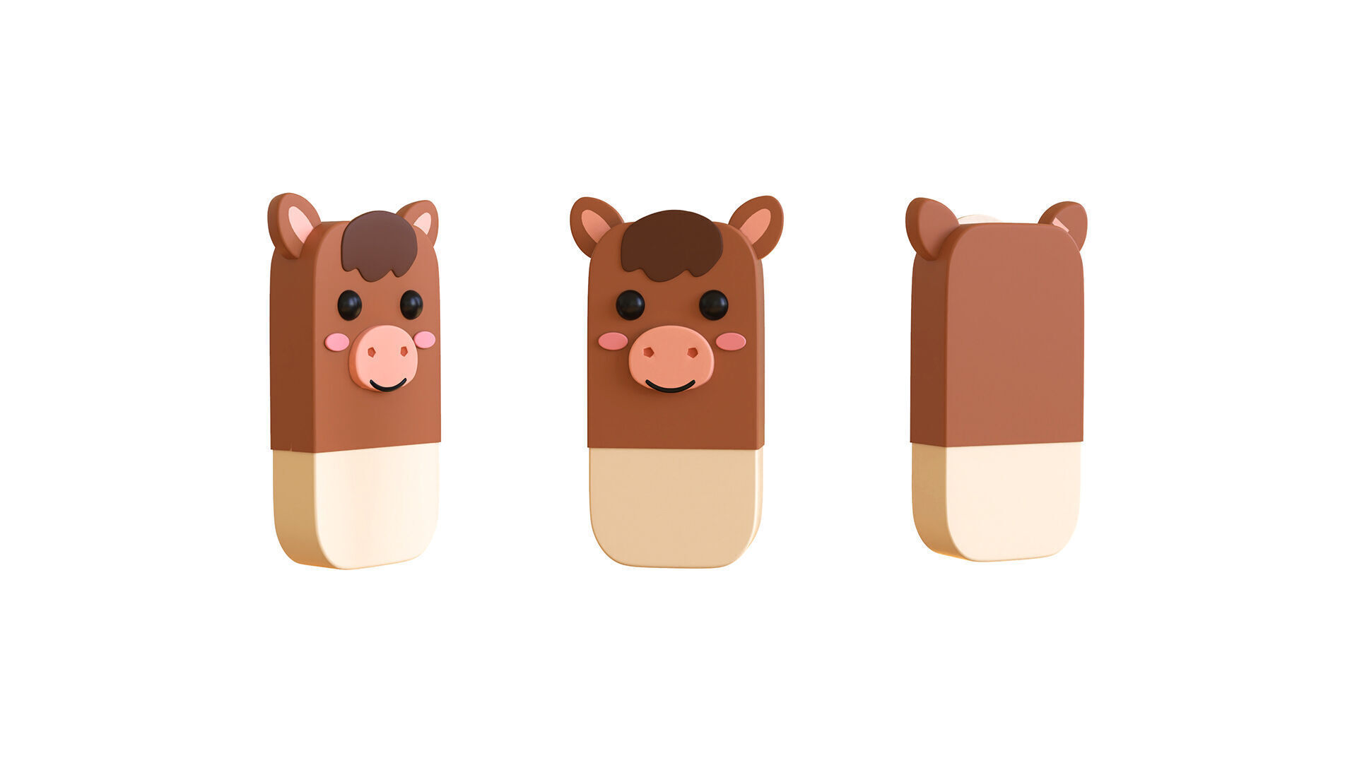 Cow Eraser  Low-poly 3D model_1