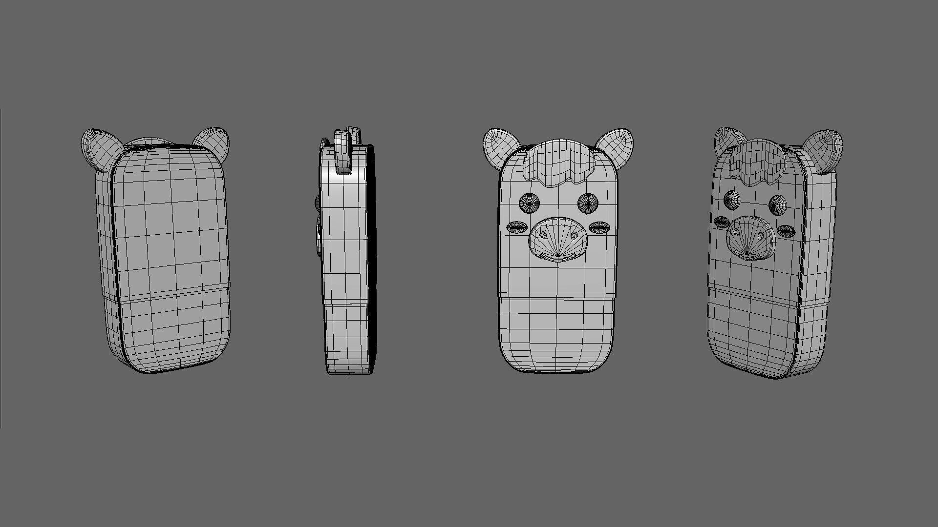 Cow Eraser  Low-poly 3D model_4