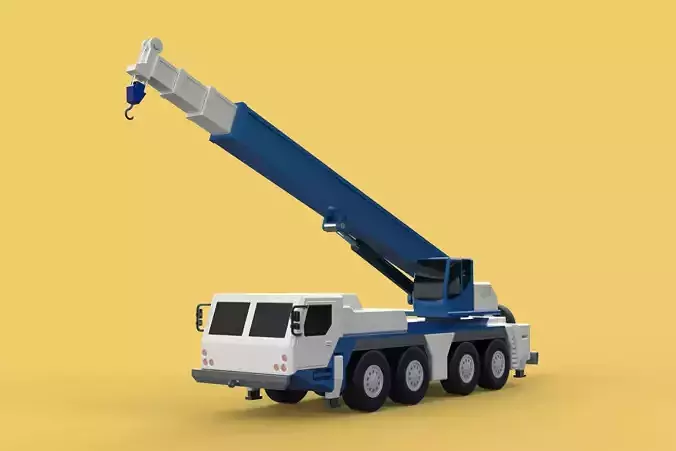 RESCUE CRANE TRUCK SAR LIFTING LORRY RIG EMERGENCY DUTY VEHICLE