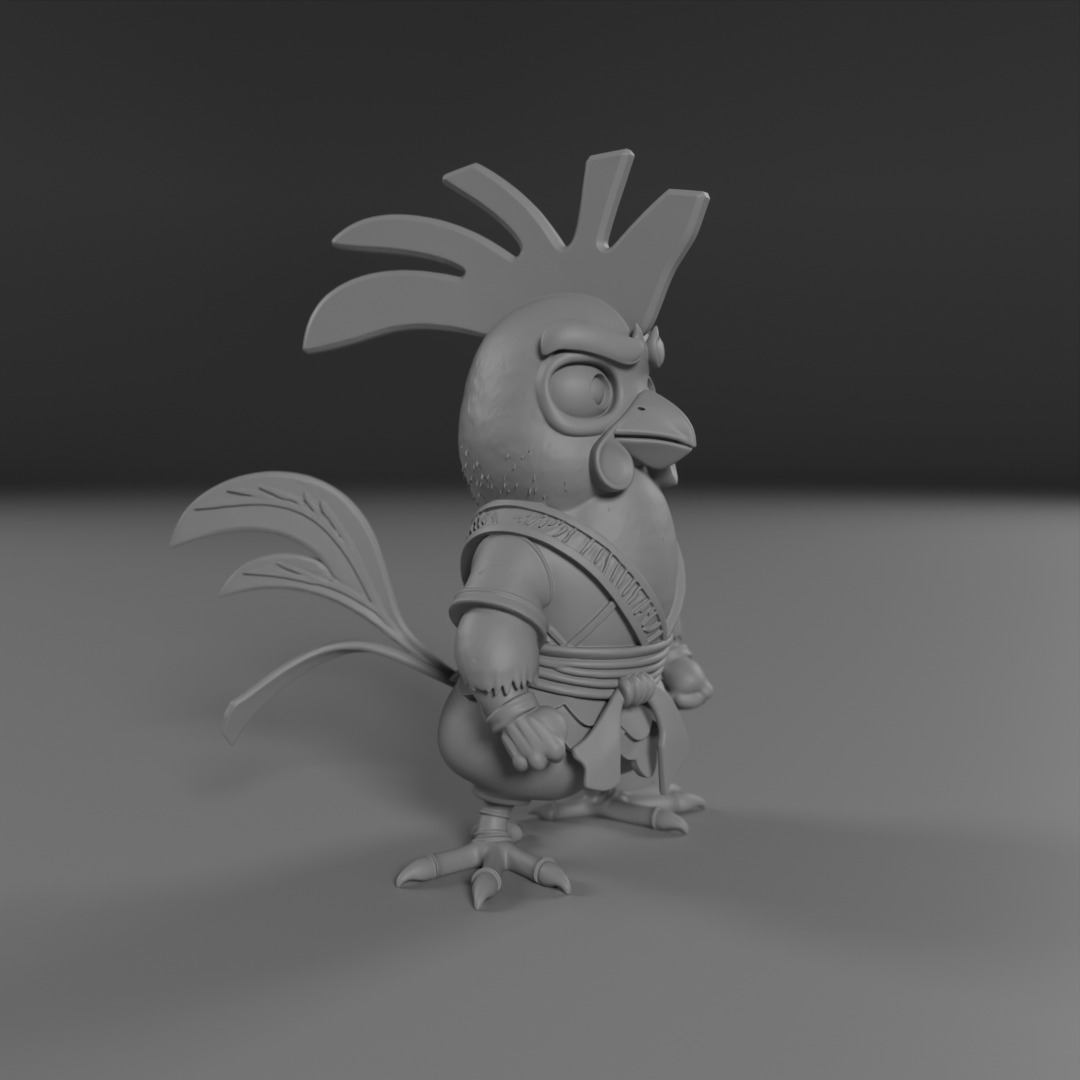 Kyodai Rooster 3D print model_4