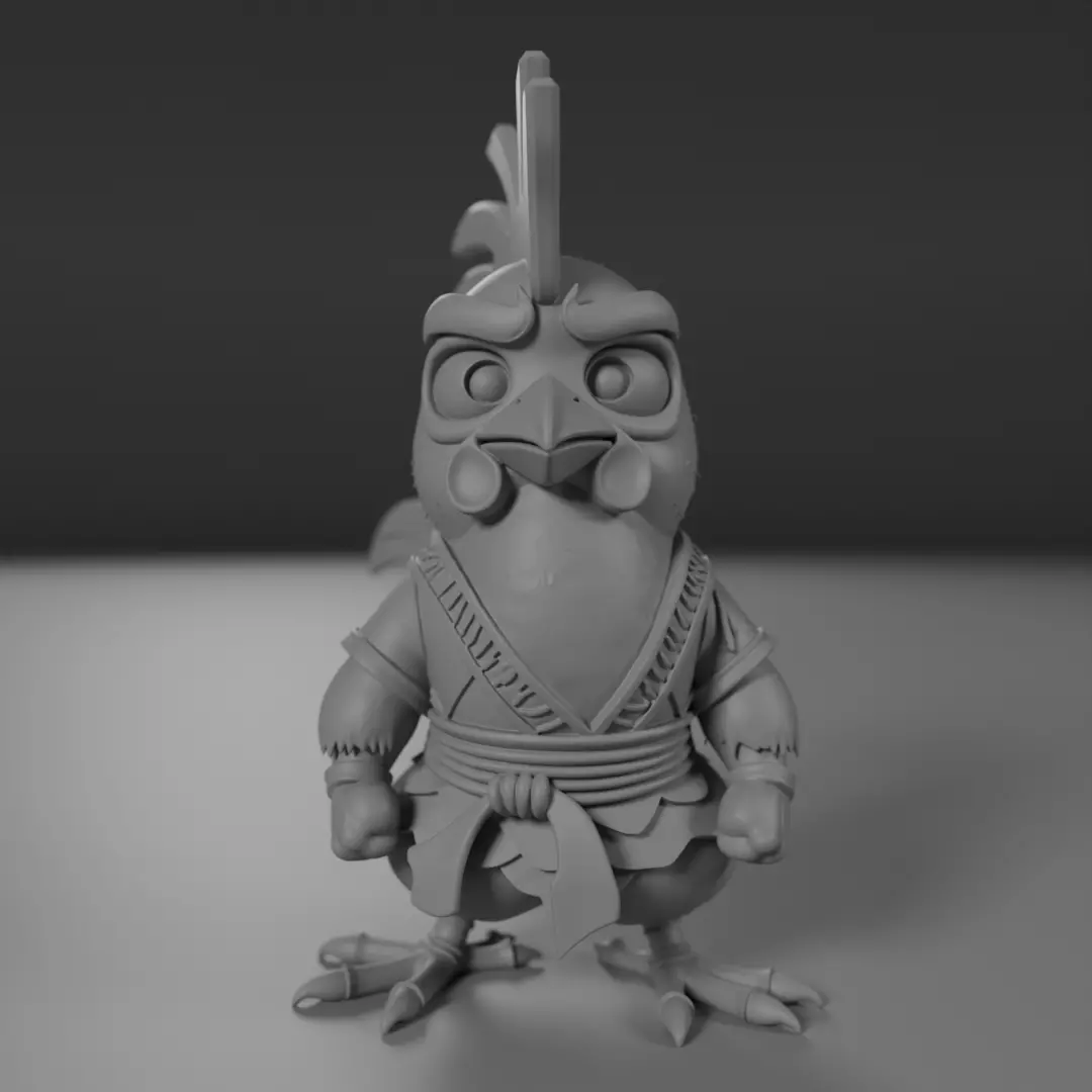 Kyodai Rooster 3D print model_0